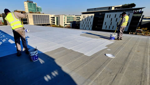 Flat Roof slab waterproofing