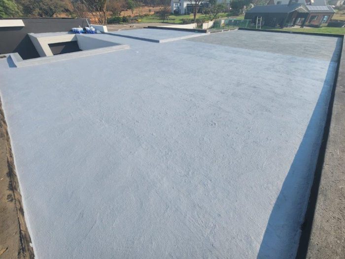 ArmTec HyperFlex Waterproofing System on New Concrete Slab6