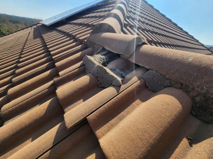 Bishops Roof Ridge Waterproofing+Painting 2