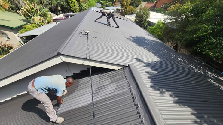 Cool Roof Metal Paint on Residential Roof Cool Roof Metal Paint on Residential Roof