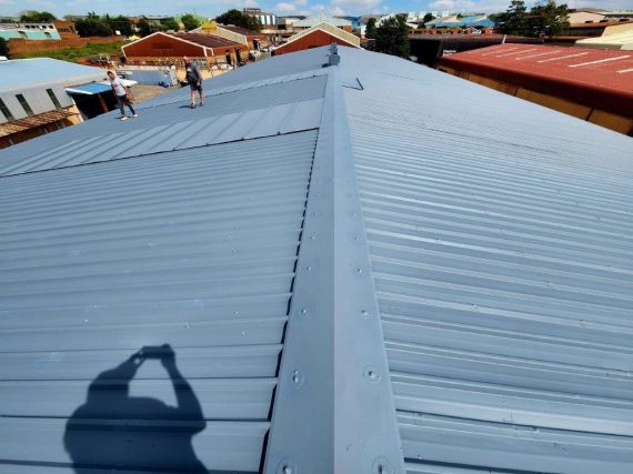 Industrial Metal Roof Painting 1