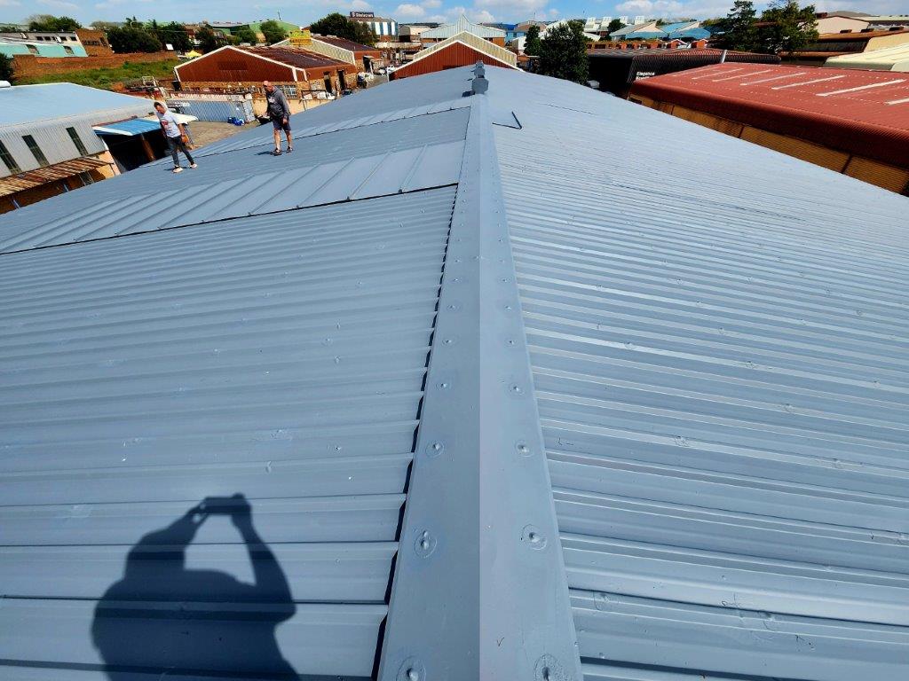 Industrial Metal Roof Painting 1
