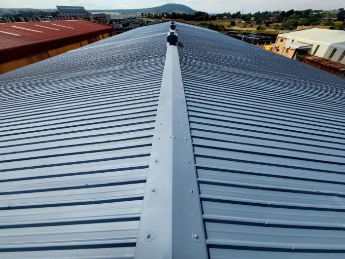 Industrial Metal Roof Painting 10