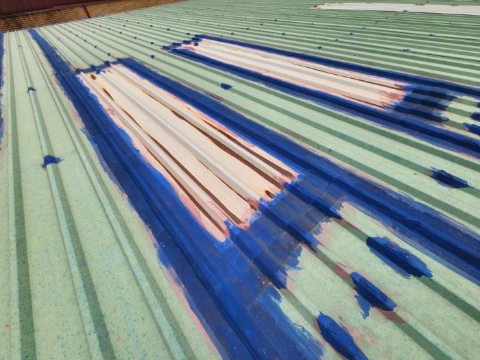 Industrial Metal Roof Painting 3