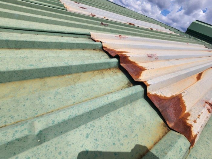 Industrial Metal Roof Painting 4