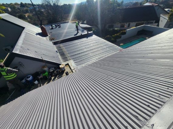 Office Metal Roof Painting 1