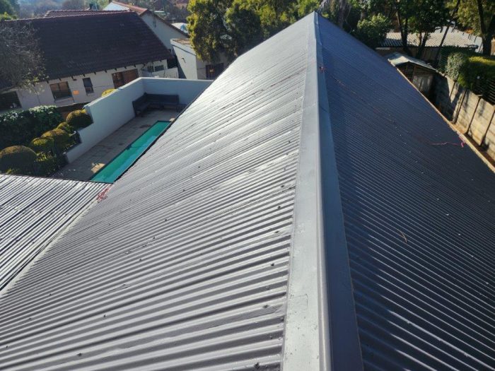 Office Metal Roof Painting 12