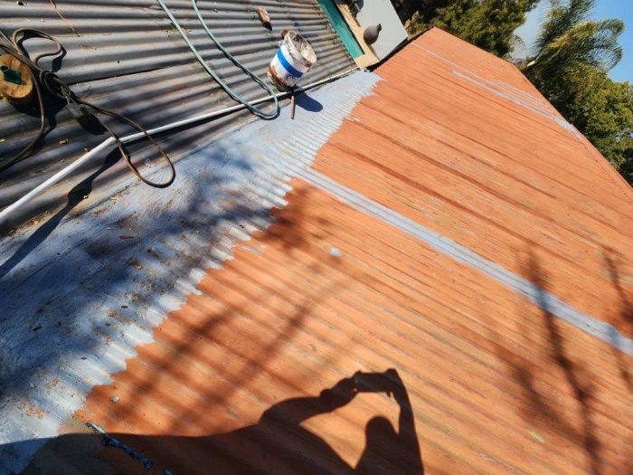 Office Metal Roof Painting 5