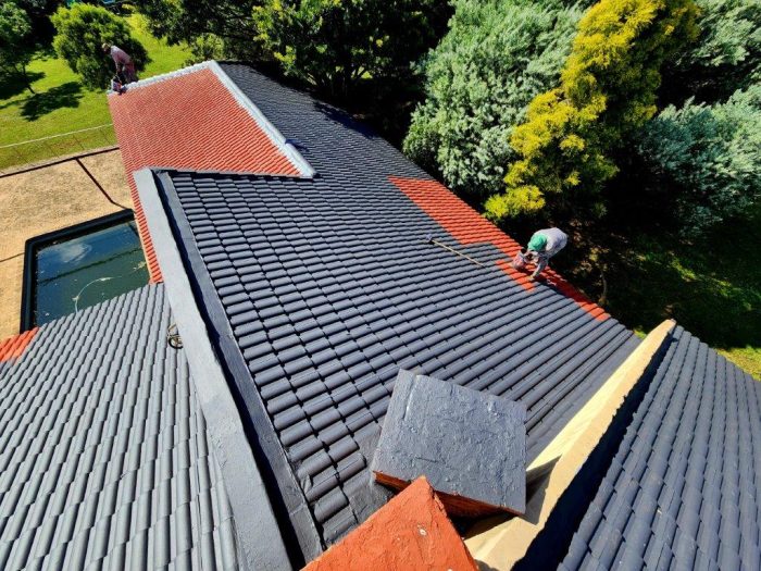 Tile Roof Waterproofing Painting 10