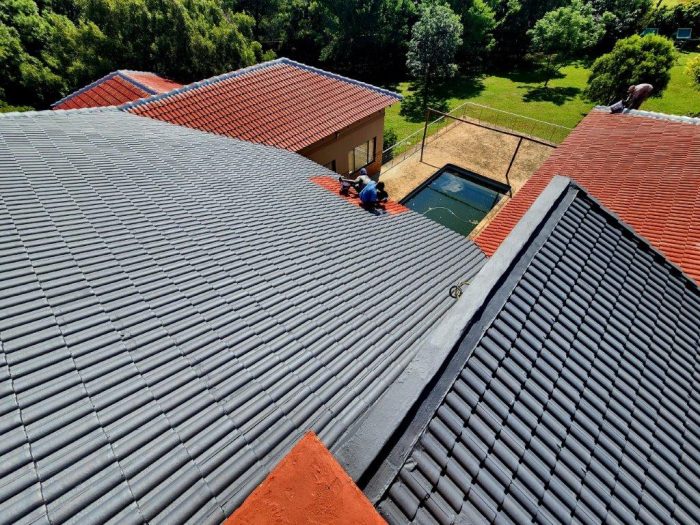 Tile Roof Waterproofing Painting 11