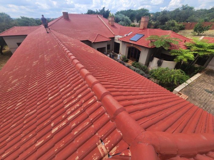 Tile Roof Waterproofing Painting 3