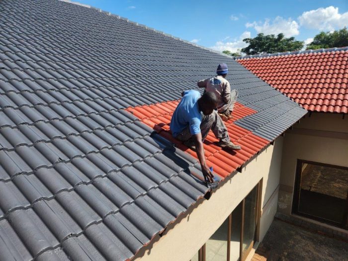 Tile Roof Waterproofing Painting 9