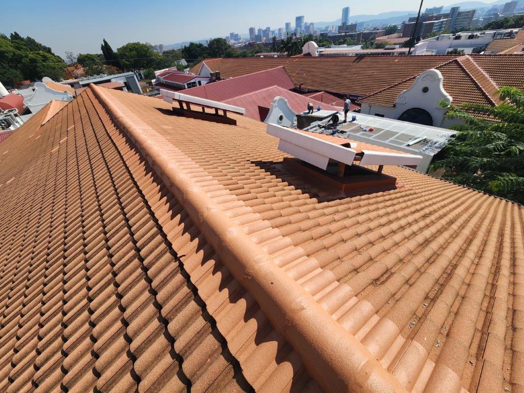 Zuid Afrikaans Hospital Roof Ridge Waterproofing