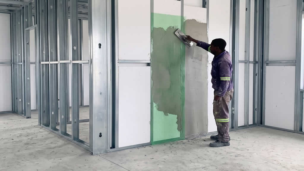 ArmTec Mesh in the Light Steel Frame Wall Reinforcement