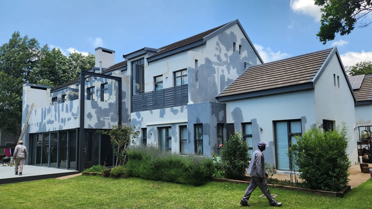 Raincoat Protection on Cement & Plastered Walls