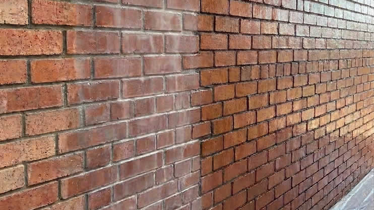 Sealing Face Brick Walls with Clear Coat P2UD