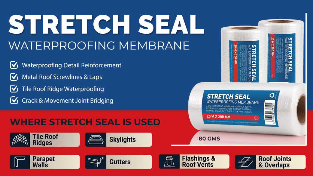 StretchSeal - Stitch Bond Non-Woven Polyester Waterproofing Reinforcement Membrane