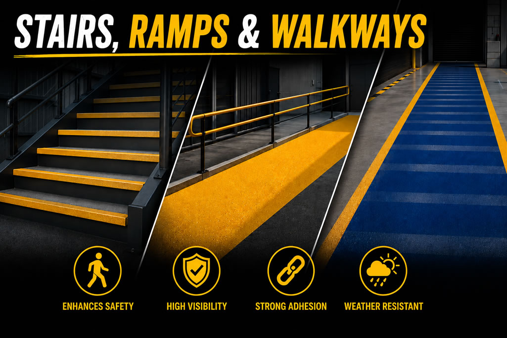 GripGuard Stairs, Ramps & Walkways